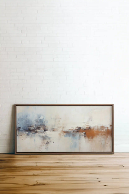 TIMELESS ART, Oeuvre sur toile étirée, encadré Brun Chêne