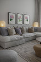 BLOSSOMING TRIO (3 works on stretched canvas)