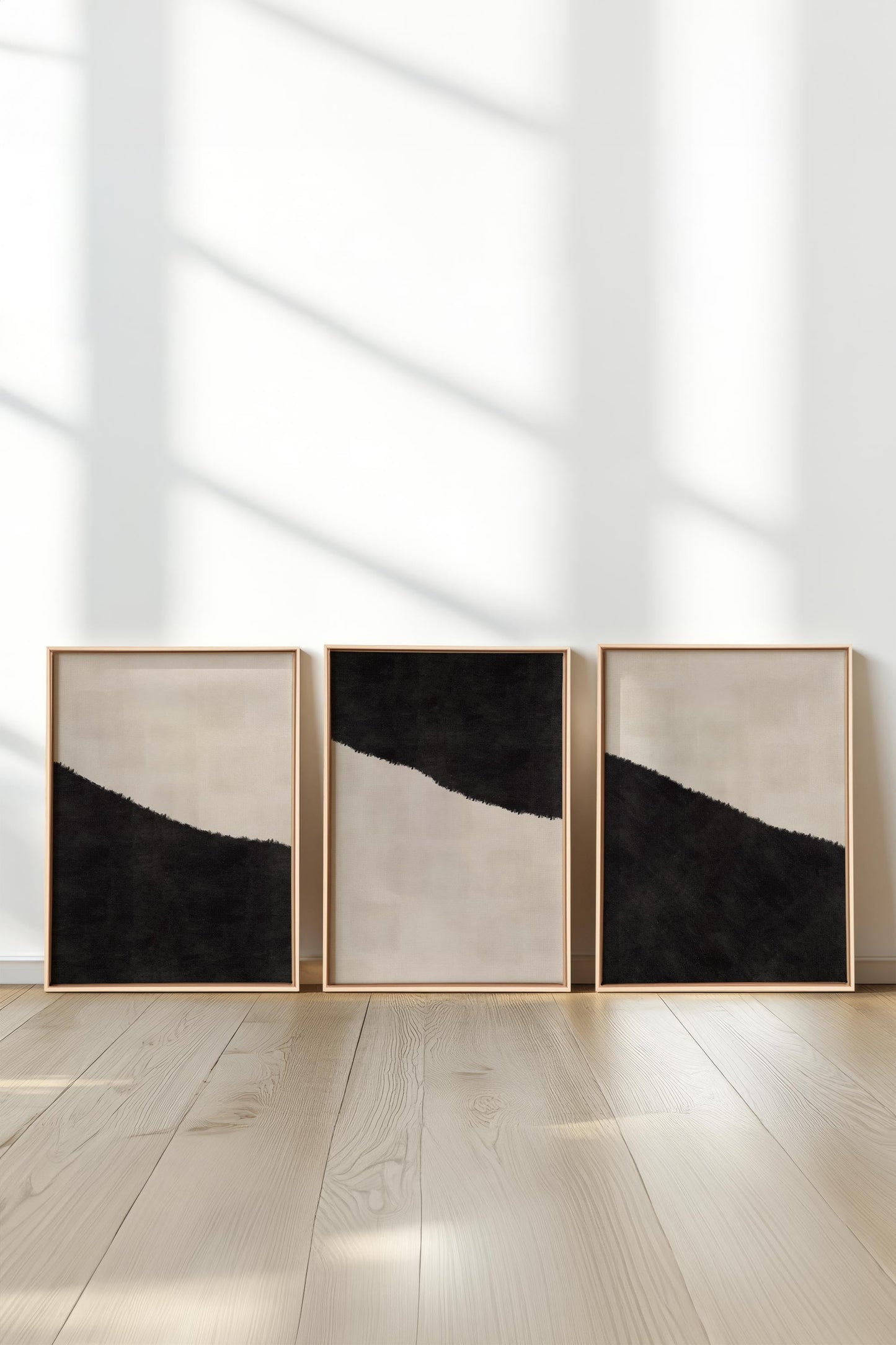 LUXURY TRIO (3 works on stretched canvas)