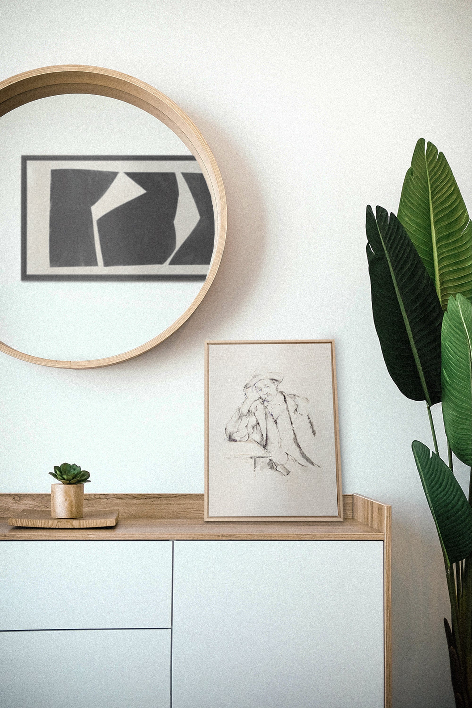 THINKER, Oeuvre sur toile étiré