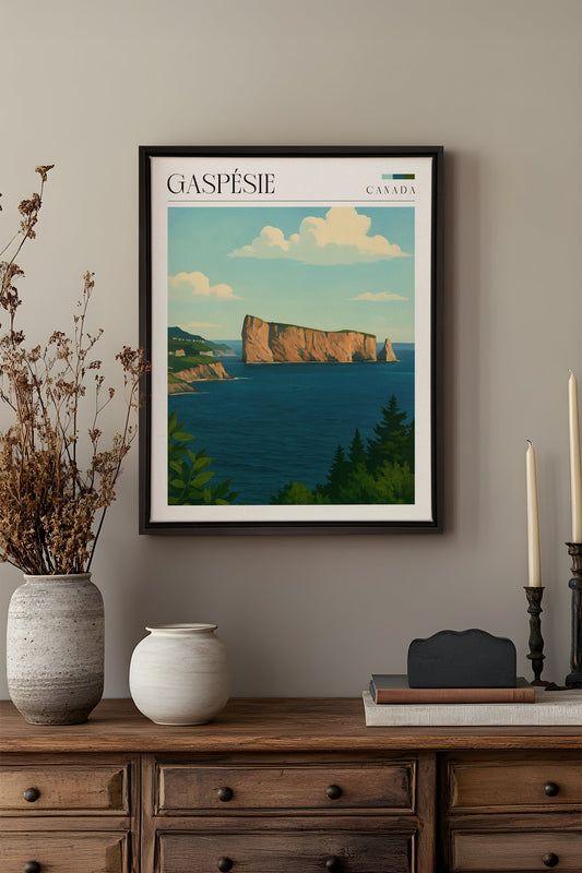 GASPÉSIE, Work on stretched canvas
