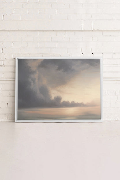 WISPS OF HEAVEN, Oeuvre sur toile étiré