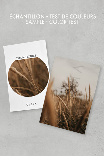 OLEKA CANVAS - WHEAT, Oeuvre sur toile étirée, encadré Naturel Clair