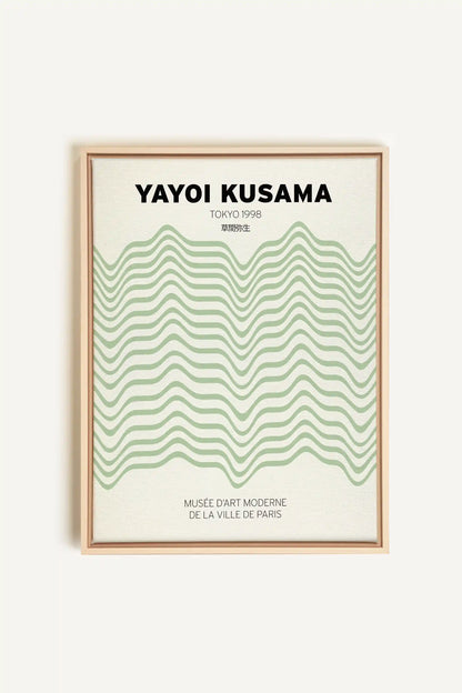 YAYOI I, Oeuvre sur toile étirée, encadré Naturel Clair
