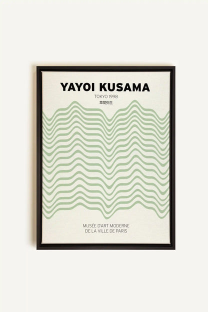 YAYOI I, Oeuvre sur toile étirée, encadré Noir