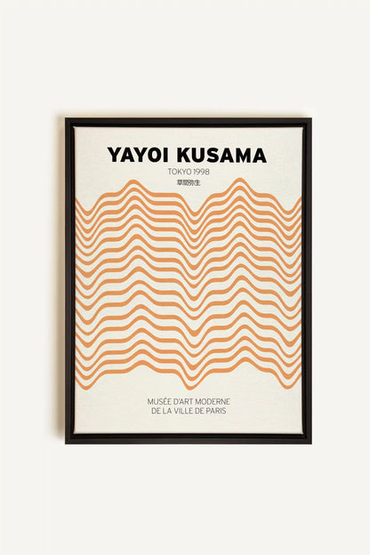 YAYOI II, Oeuvre sur toile étirée, encadré Noir