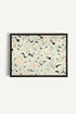 OLEKA CANVAS - ABSTRACT SPARKS, Oeuvre sur toile étirée, encadré Noir