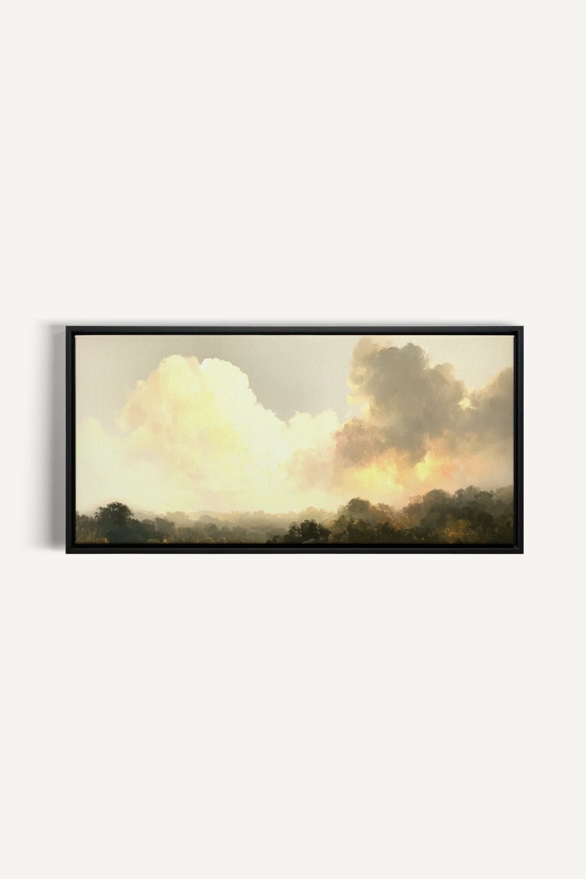 AFTER THE RAIN, Oeuvre sur toile étirée, encadré Noir