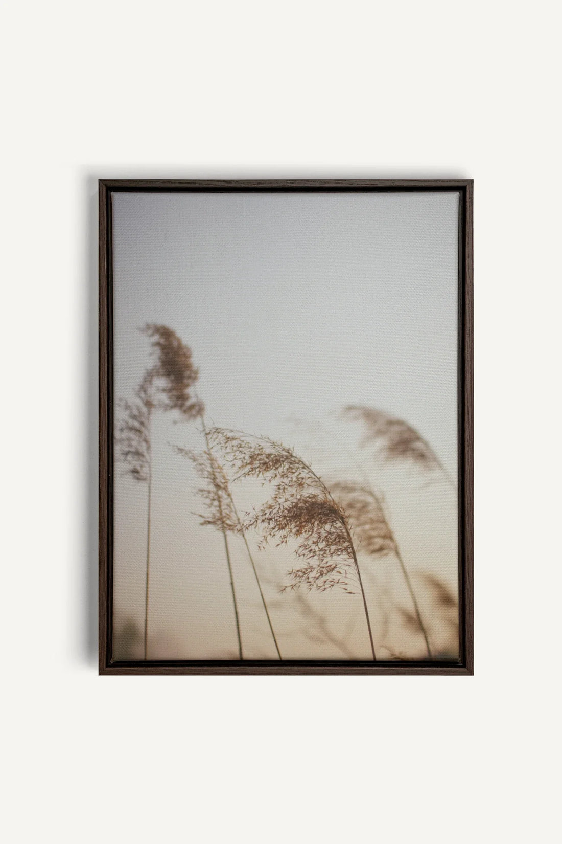AFTERNOON, Artwork on stretched canvas, framed in Walnut Brown