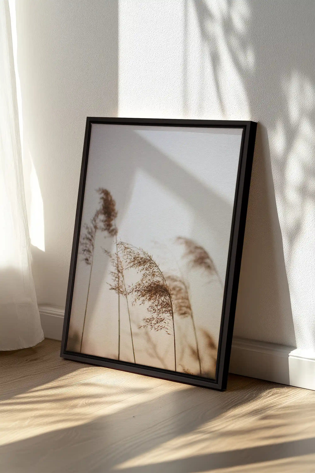 AFTERNOON, Artwork on stretched canvas, framed in black