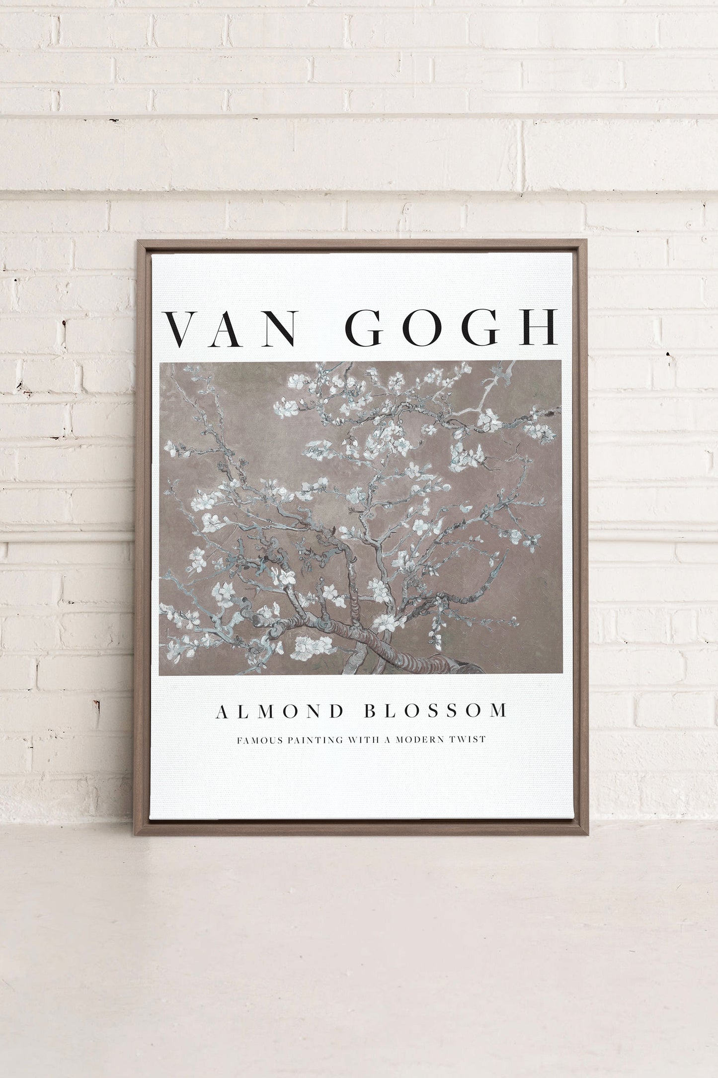 ALMOND BLOSSOM, printed canvas