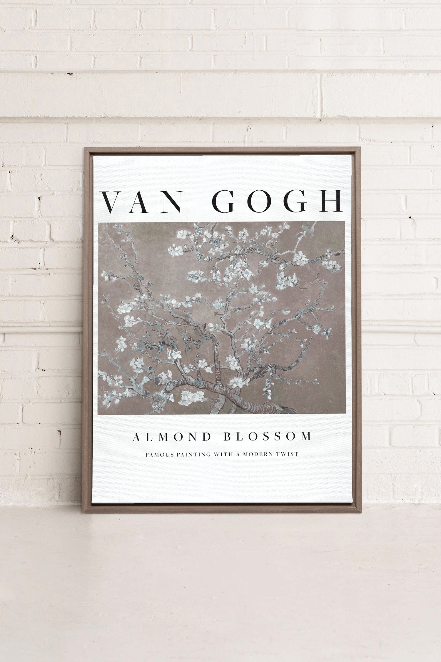 ALMOND BLOSSOMS, Oeuvre sur toile étirée