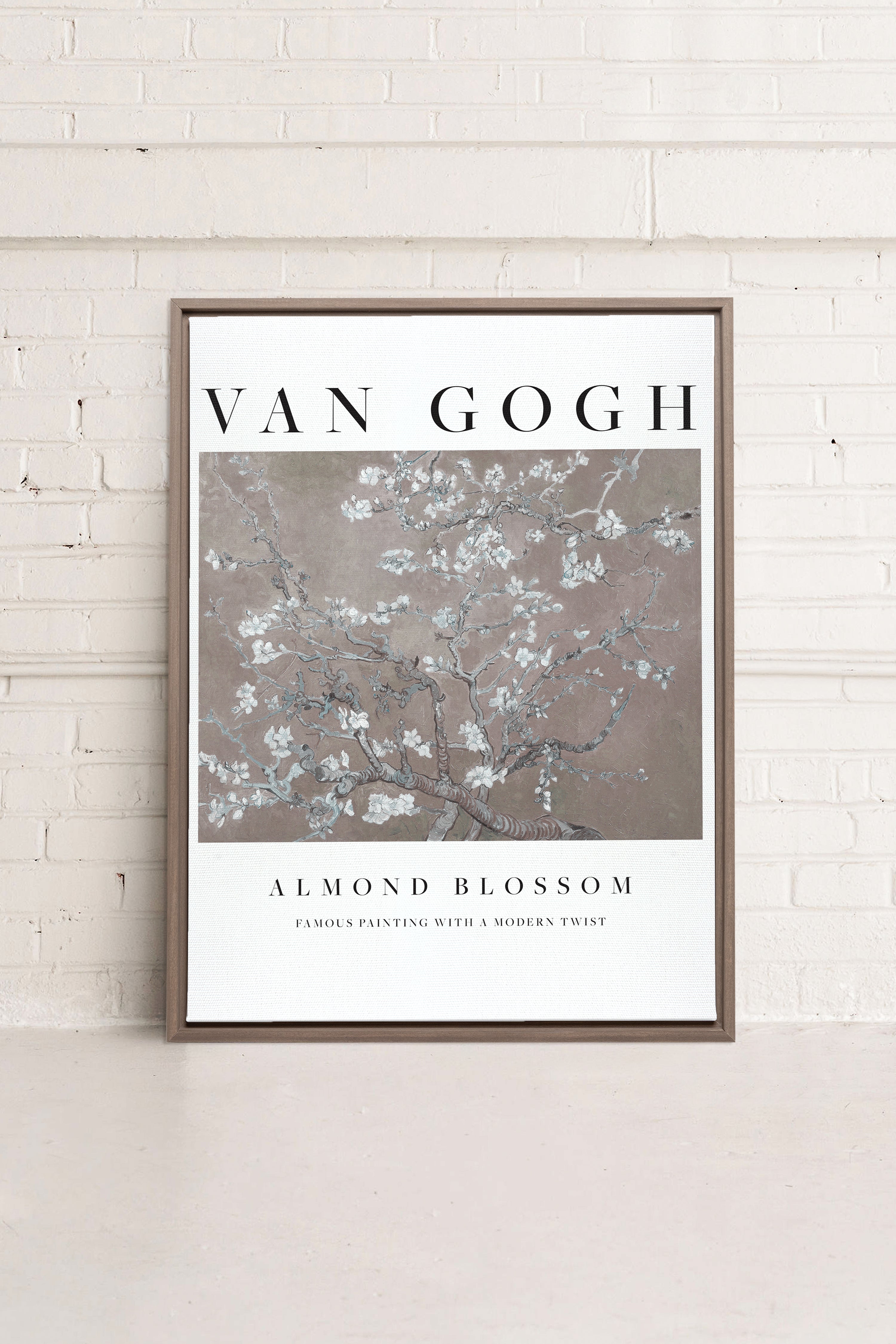 ALMOND BLOSSOMS, Oeuvre sur toile étirée