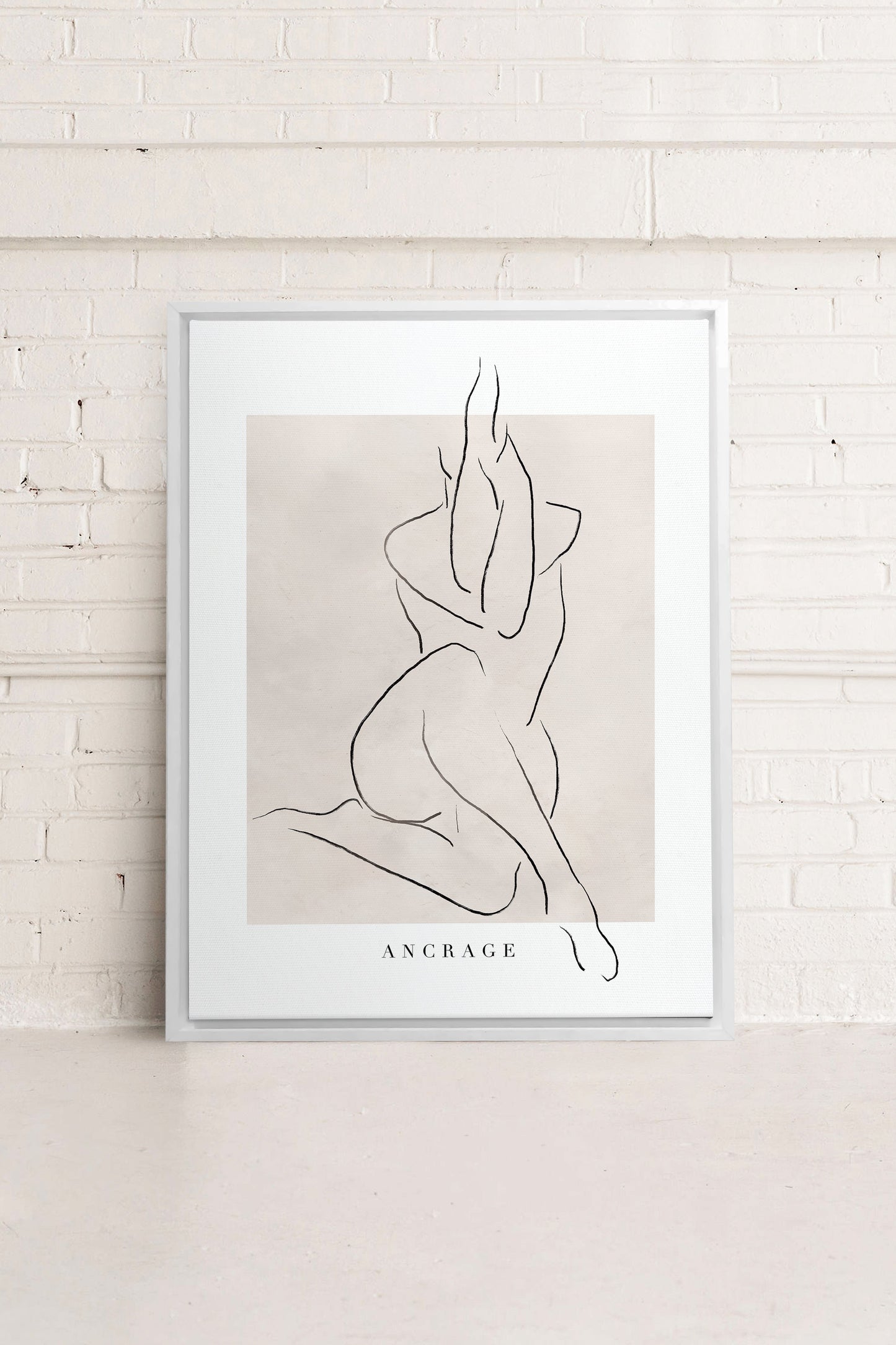 ANCRAGE, Work on stretched canvas