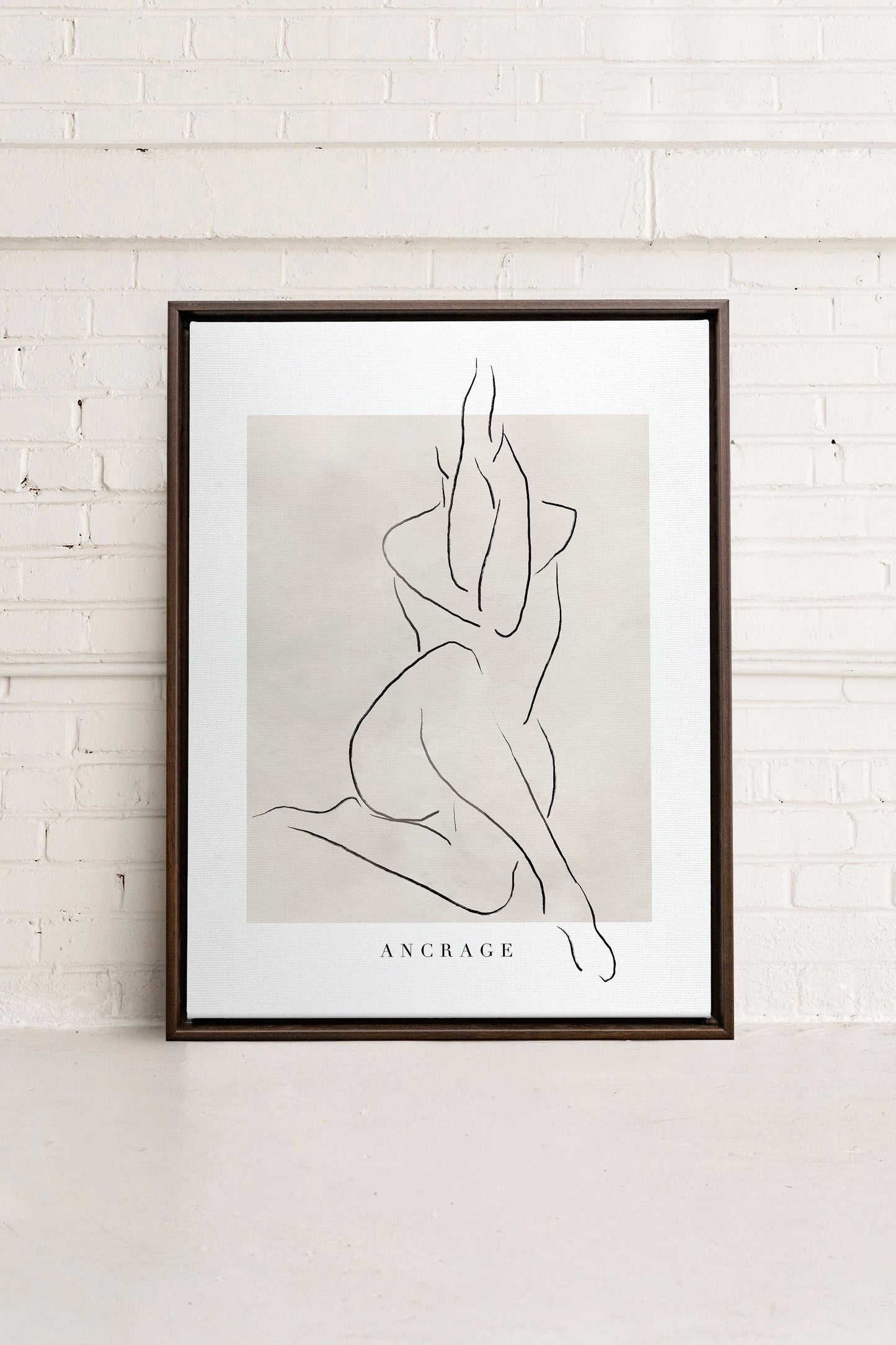 ANCRAGE, Work on stretched canvas