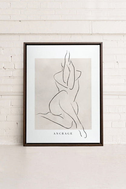 ANCRAGE, Work on stretched canvas