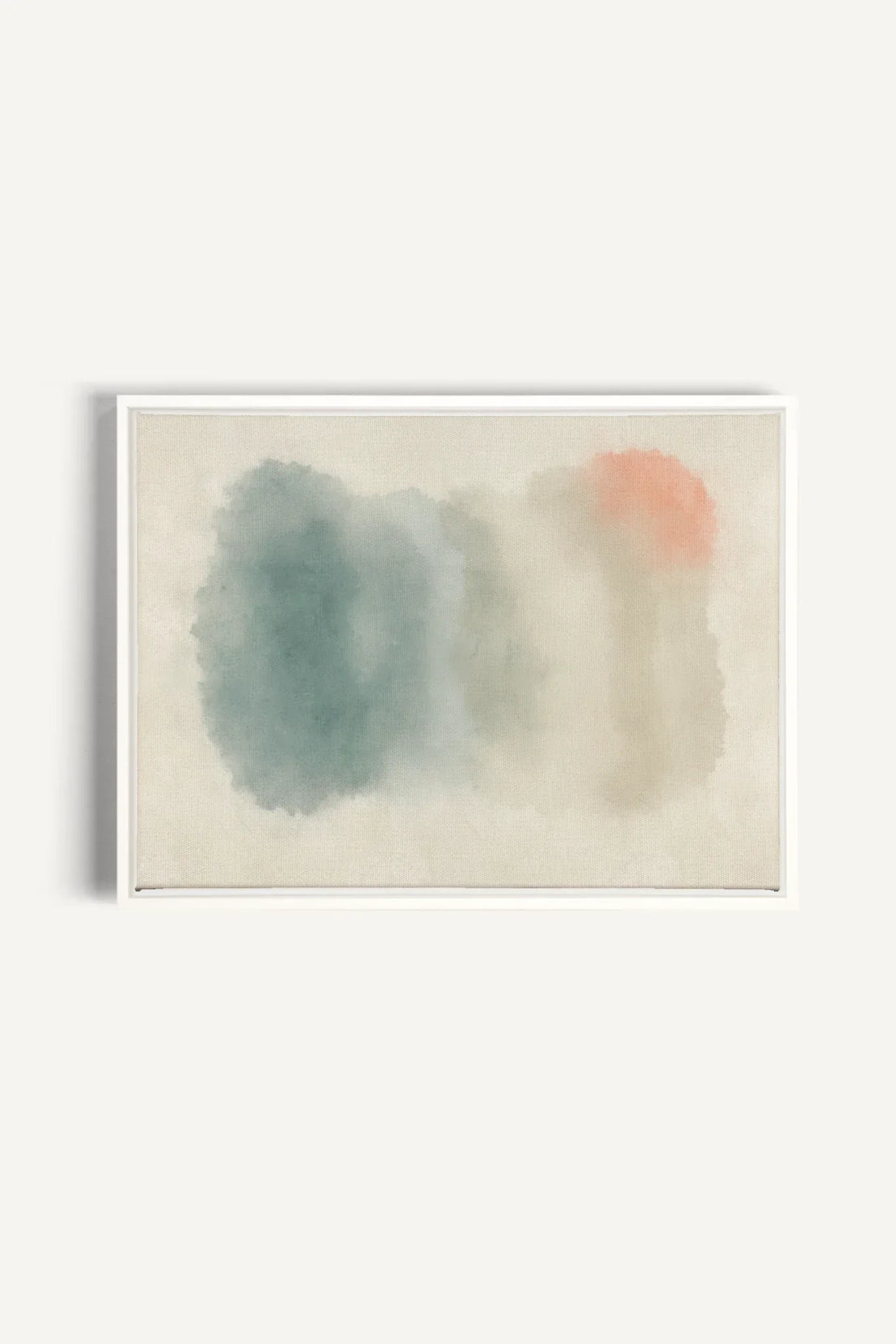OLEKA CANVAS - AURORA SHADES, Oeuvre sur toile étirée, encadré Blanc