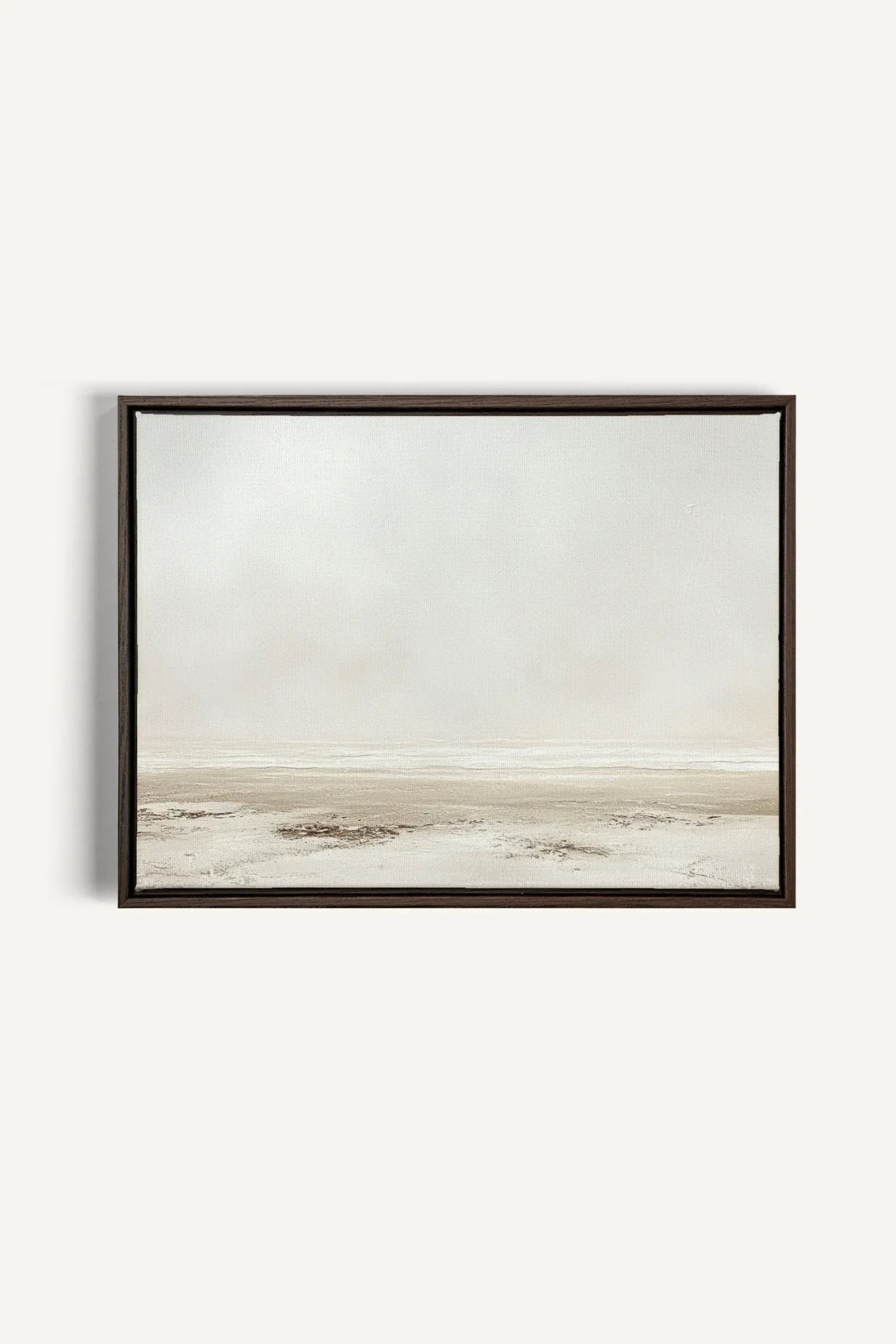OLEKA CANVAS - BENEATH THE MIST, Oeuvre sur toile étirée, encadré Brun Noyer