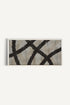 OLEKA CANVAS - BLACK THREADS, Oeuvre sur toile étirée, encadré Blanc
