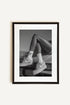 OLEKA CANVAS - BLACK & WHITE BLISS, Oeuvre sur toile étirée, encadré Noir