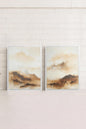 AMBER WAVES DUO (2 works on stretched canvas)