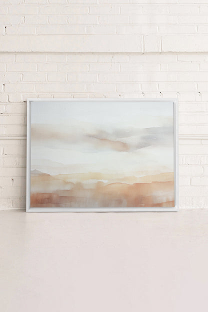 SUNSET STROKES, Work on stretched canvas