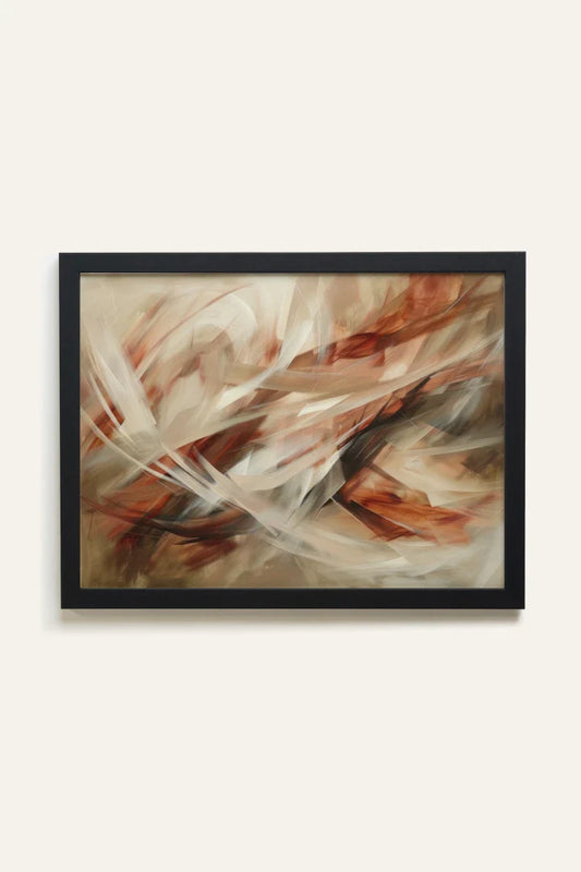BLAZING SWIRLS, Toile Rigide