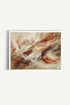 OLEKA CANVAS - BLAZING SWIRLS, Oeuvre sur toile étirée, encadré Blanc