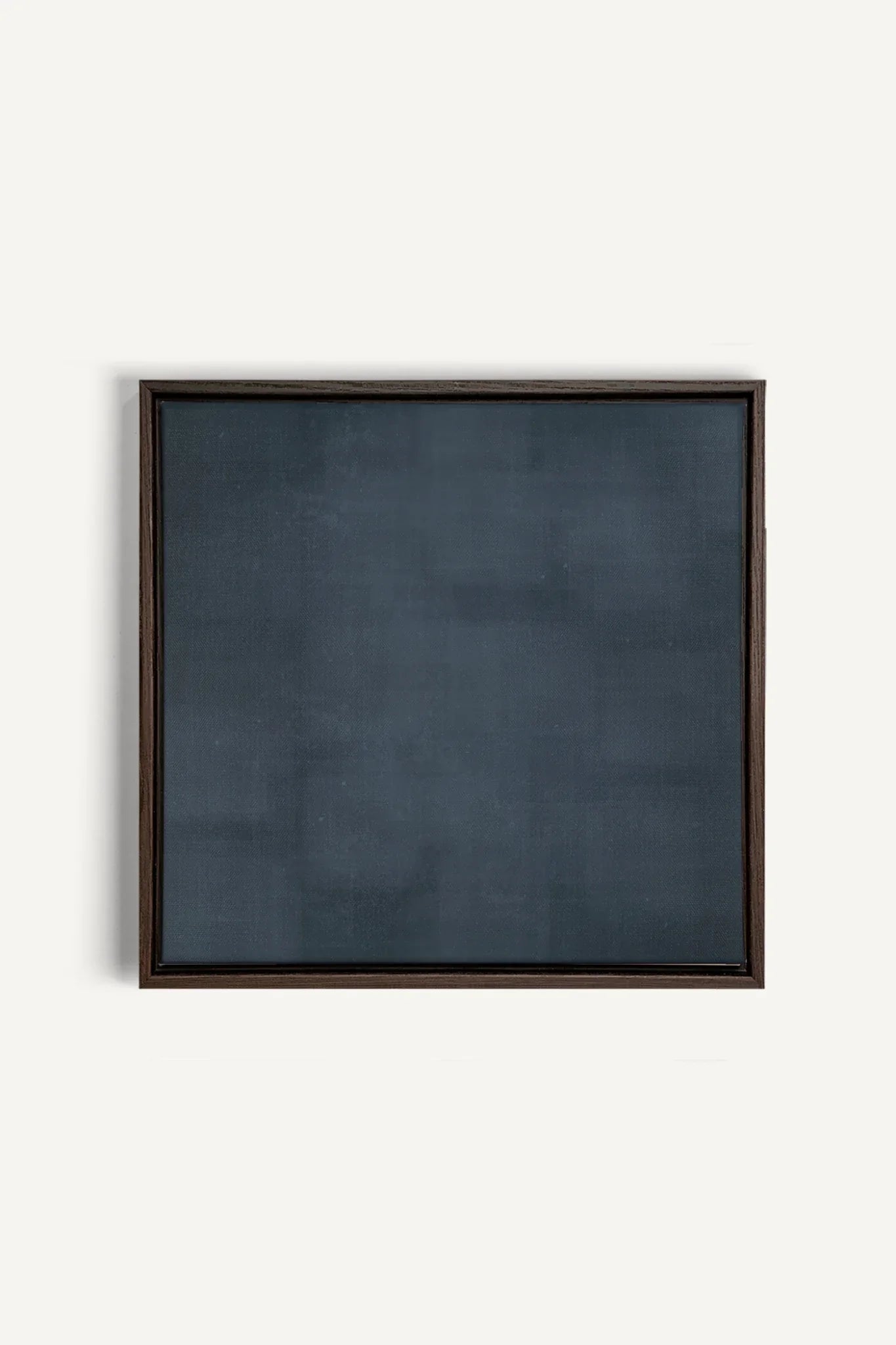 OLEKA CANVAS - BLUE DUSK, Oeuvre sur toile étirée, encadré Brun Noyer