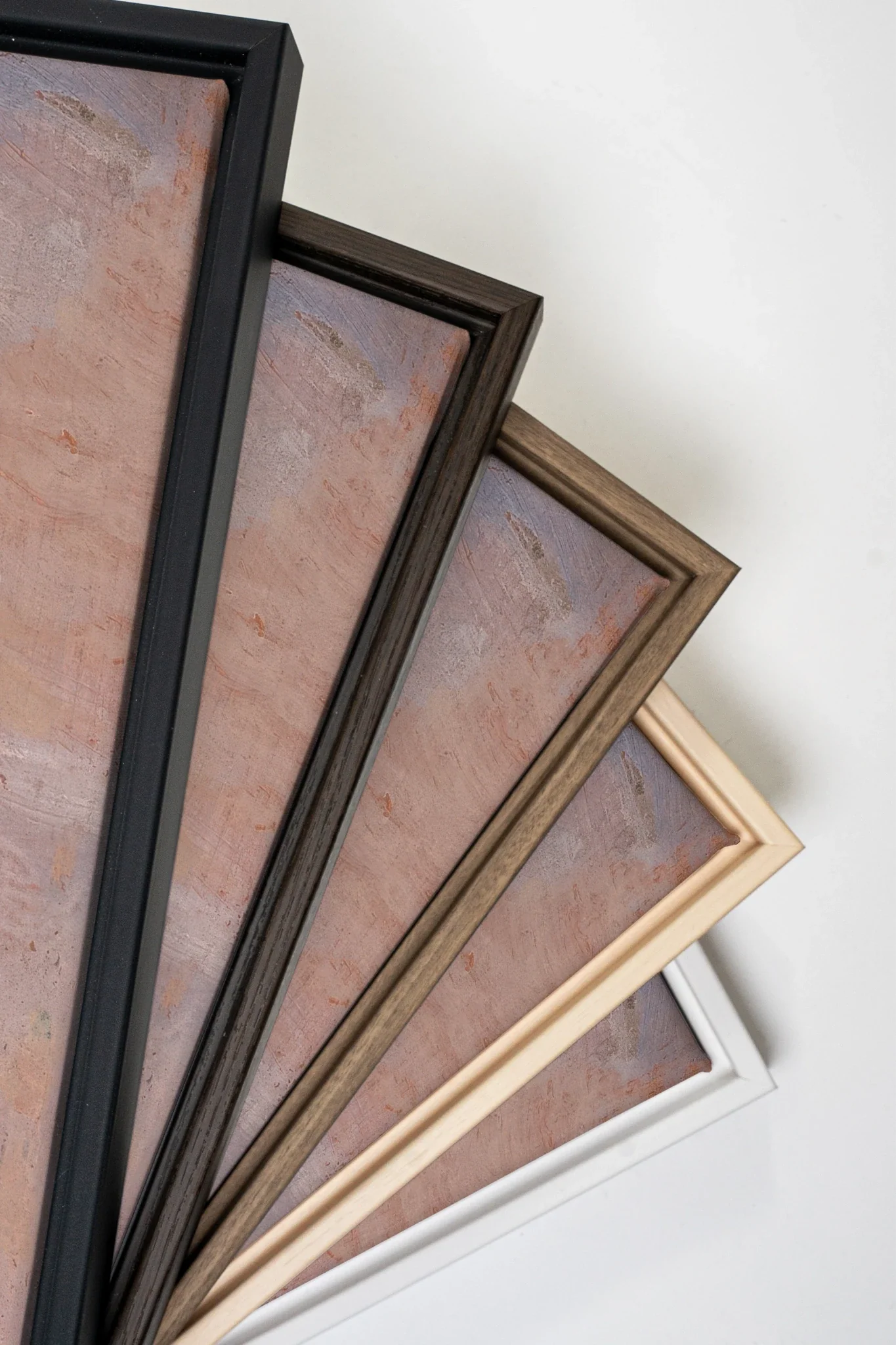BLUSH SKY GROVE, Oeuvre sur toile étirée, encadré Noir