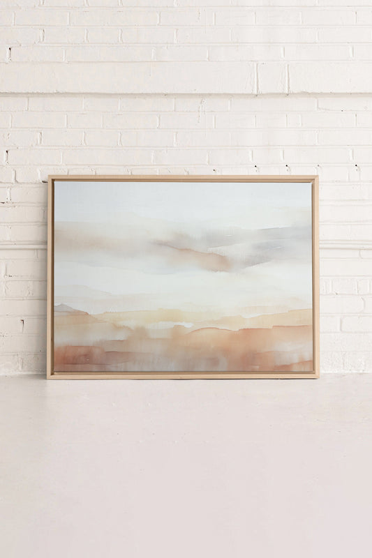 SUNSET STROKES, Work on stretched canvas