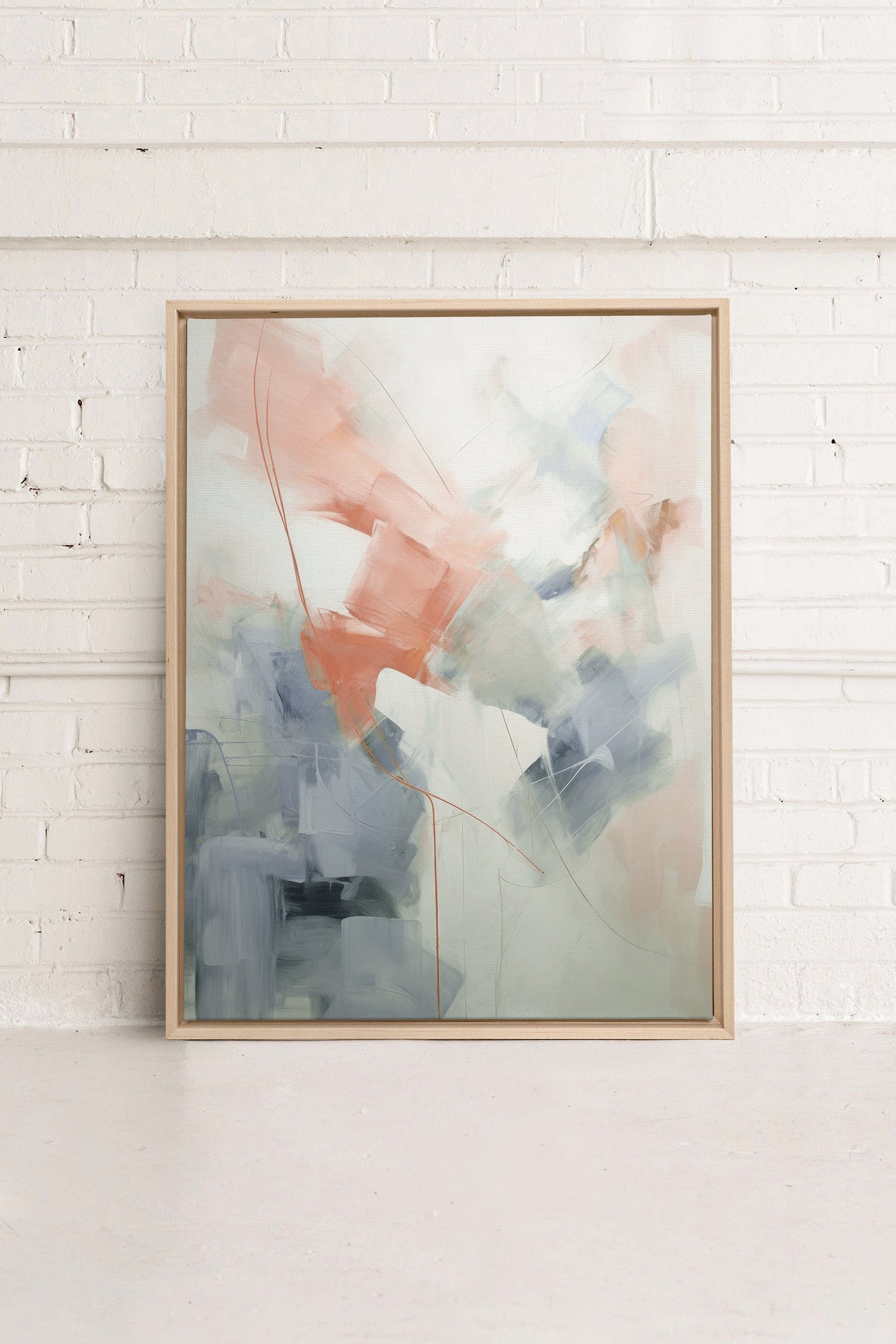 ACRYLIC VIBRATION, Oeuvre sur toile étiré