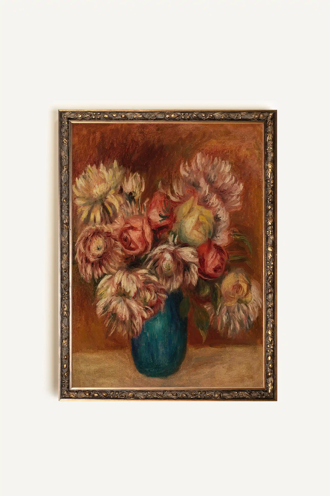 BOUQUET DE LUMIÈRE, Oeuvre sur toile rigide, encadré Vintage Bronze