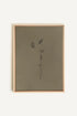 OLEKA CANVAS - BOUTON SAUVAGE, Oeuvre sur toile étirée, encadré Naturel Clair