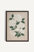 OLEKA CANVAS - BRISE DE FLEURS, Oeuvre sur toile étirée, encadré Brun Noyer