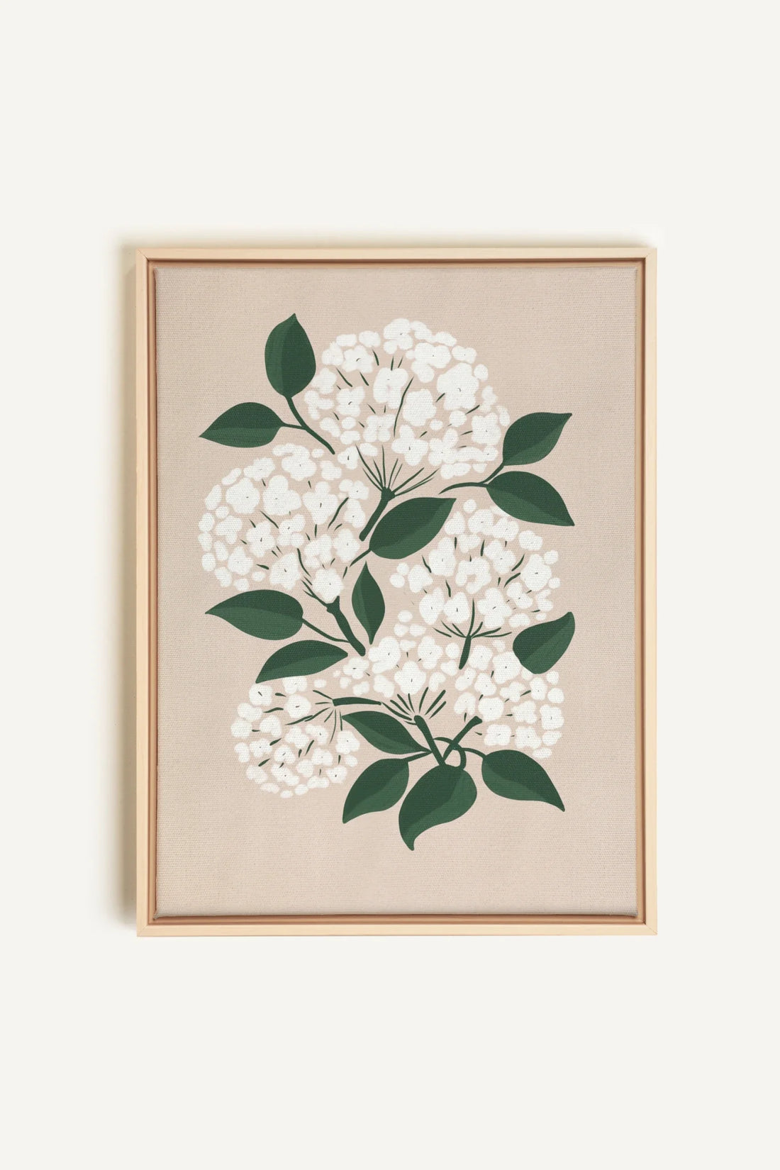 BRISE DE FLEURS, Artwork on stretched canvas, framed Natural Light