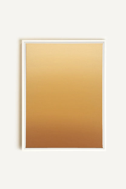 OLEKA CANVAS - BRISE DU SOIR, Oeuvre sur toile étirée, encadré Blanc