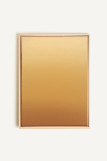 OLEKA CANVAS - BRISE DU SOIR, Oeuvre sur toile étirée, encadré Naturel Clair