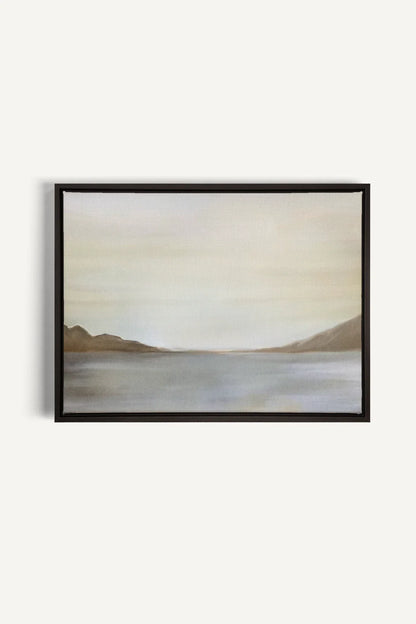 OLEKA CANVAS - BRISE, Oeuvre sur toile étirée, encadré Noir