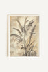 OLEKA CANVAS - BRISE SAUVAGE, Oeuvre sur toile étirée, encadré Blanc