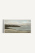 OLEKA CANVAS - CALME SUR LA RIVE, Oeuvre sur toile étirée, encadré Blanc