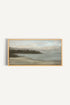 OLEKA CANVAS - CALME SUR LA RIVE, Oeuvre sur toile étirée, encadré Naturel Clair