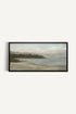 OLEKA CANVAS - CALME SUR LA RIVE, Oeuvre sur toile étirée, encadré Noir