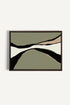 OLEKA CANVAS - CAMO MODERNE, Oeuvre sur toile étirée, encadré Brun Noyer