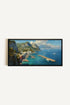 OLEKA CANVAS - CAPRI ESCAPE, Oeuvre sur toile étirée, encadré Noir