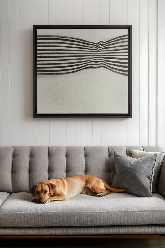 INFINITE STRIPES, Work on stretched canvas