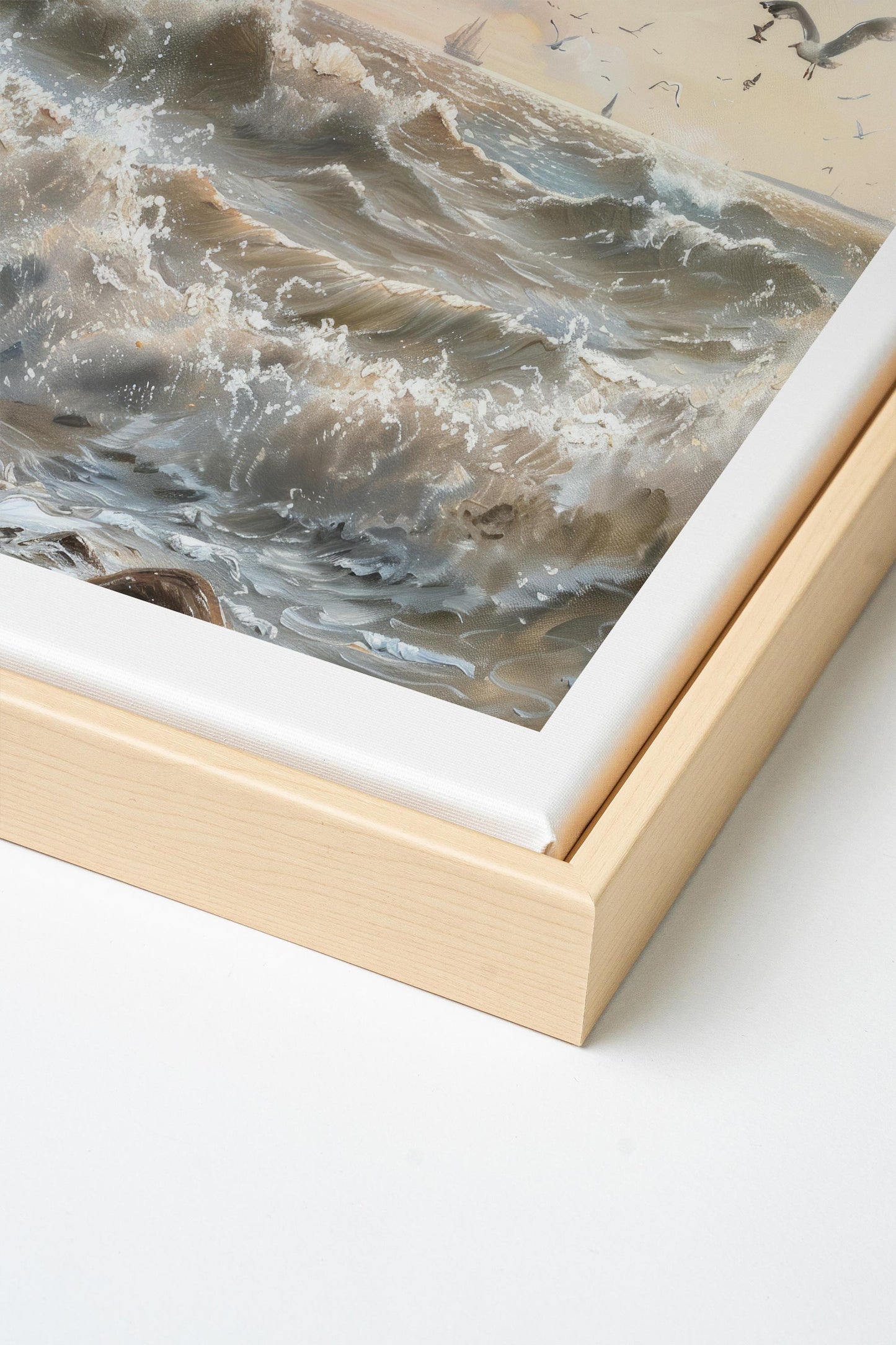 JOURNEY OF WAVES, Work on stretched canvas