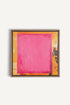 OLEKA CANVAS - COLOR BLAZE, Oeuvre sur toile étirée, encadré Brun Chêne