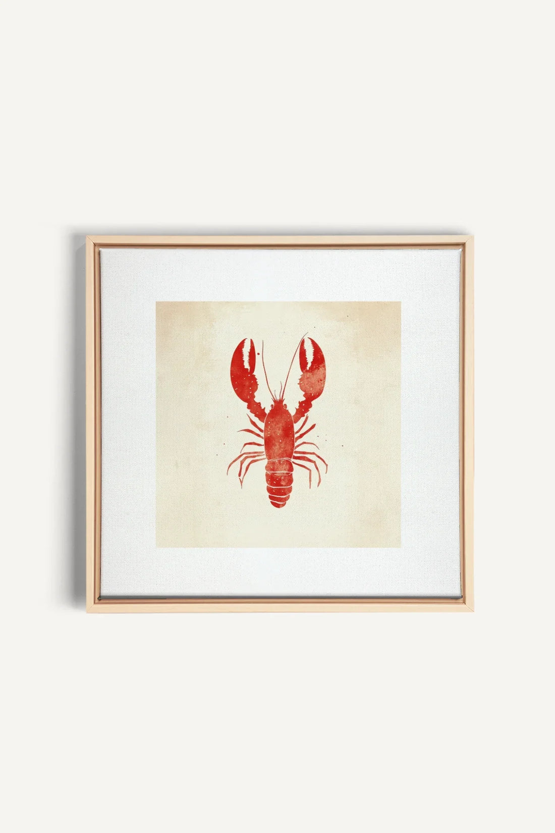 OLEKA CANVAS - CÔTE SALÉE, Oeuvre sur toile étirée, encadré Naturel Clair