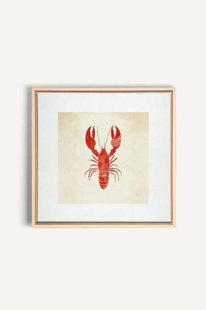 OLEKA CANVAS - CÔTE SALÉE, Oeuvre sur toile étirée, encadré Naturel Clair